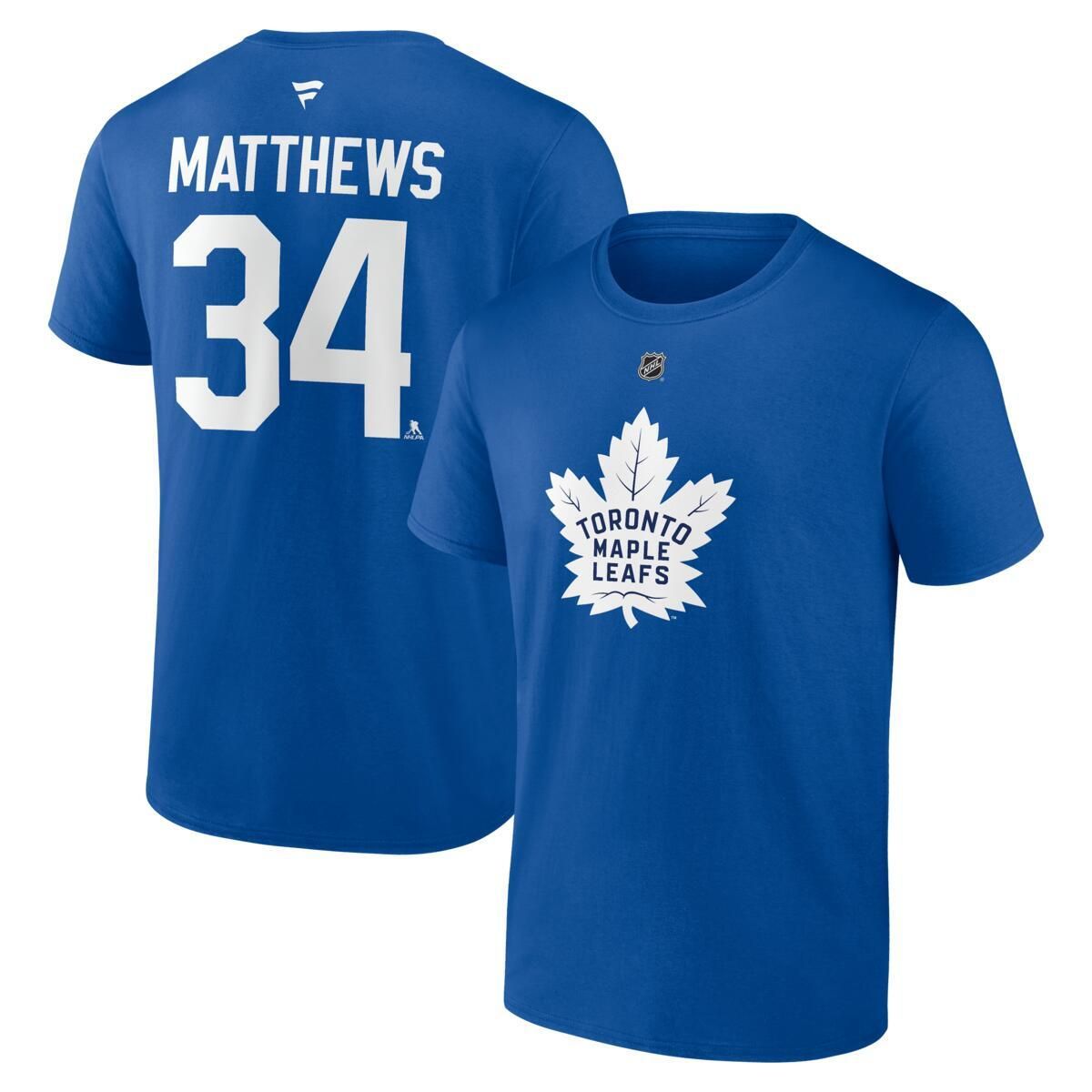 Men's Toronto Maple Leafs Auston Matthews Name and Number Tee