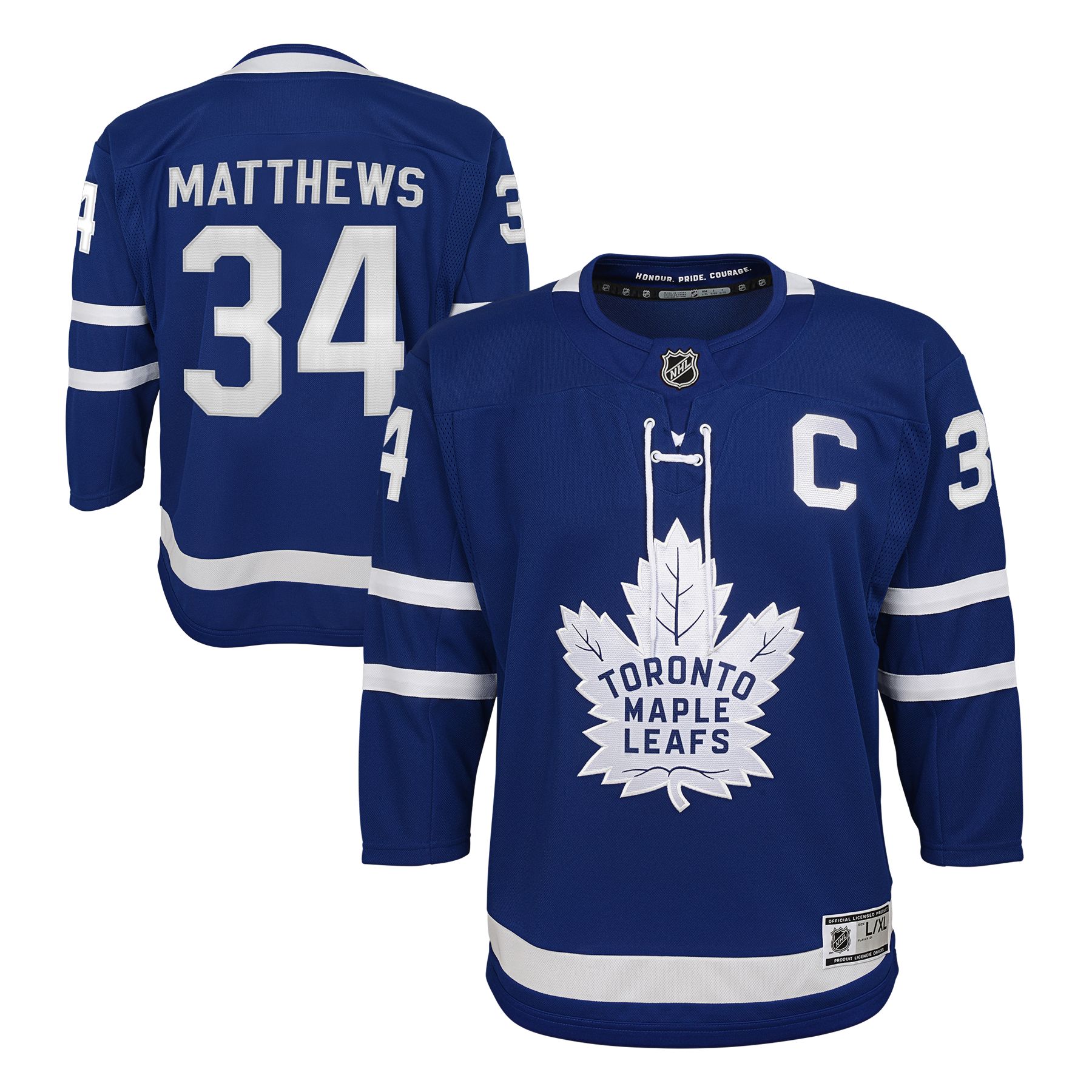 Toronto Maple Leafs Auston Matthews Replica Jersey, Youth, Hockey, NHL