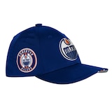 Youth Edmonton Oilers Fanatics Draft Podium Hat Front_Angled_Right