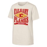 Youth Calgary Flames Outerstuff Tribute T Shirt Front_Angled_Left