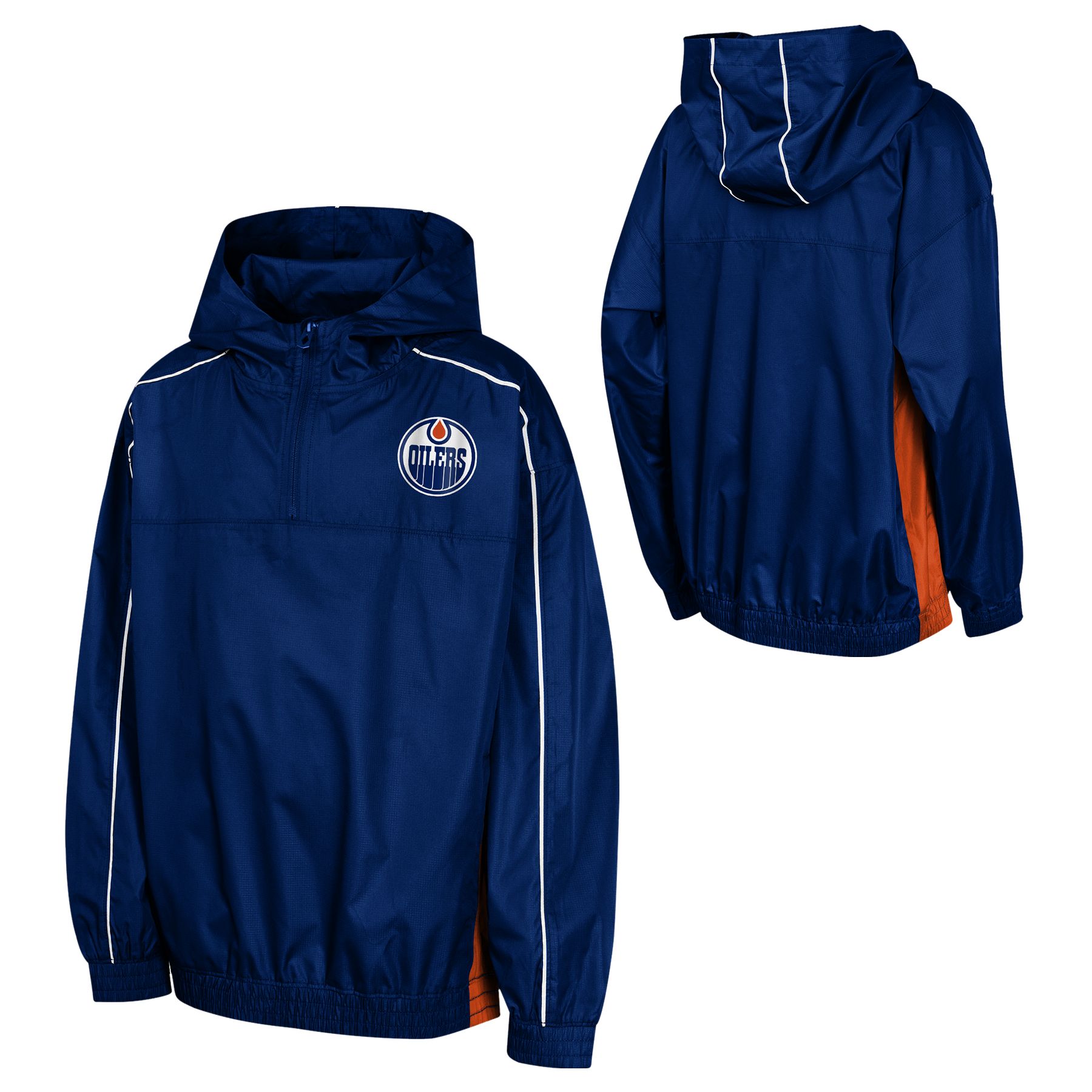 Youth Edmonton Oilers Supremacy 1/4 Zip Jacket