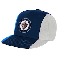 Youth Winnipeg Jets Outerstuff Snapback Cap Front_Angled_Left