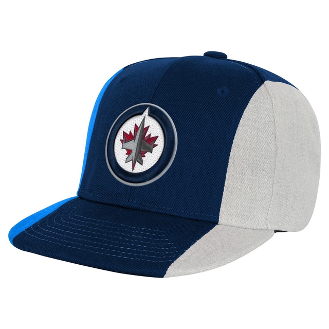 Youth Winnipeg Jets Outerstuff Snapback Cap Front_Angled_Left