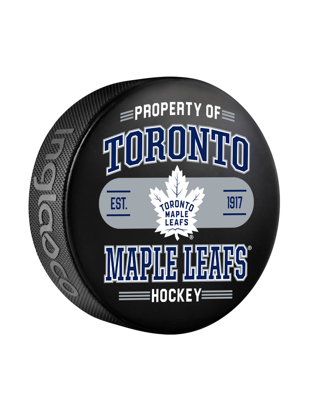 Toronto Maple Leafs In Glass Co Property Of Puck