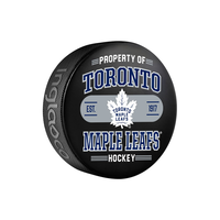 Toronto Maple Leafs In Glass Co Property Of Puck Front_Angled_Right