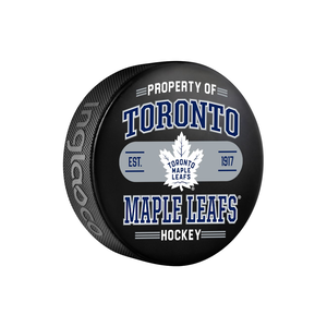 Toronto Maple Leafs In Glass Co Property Of Puck