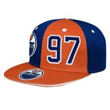Youth Edmonton Oilers Outerstuff McDavid Cap Front_Angled_Left