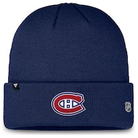 Montreal Canadiens Fanatics Rink 4 Cuffed Beanie Front_Flat
