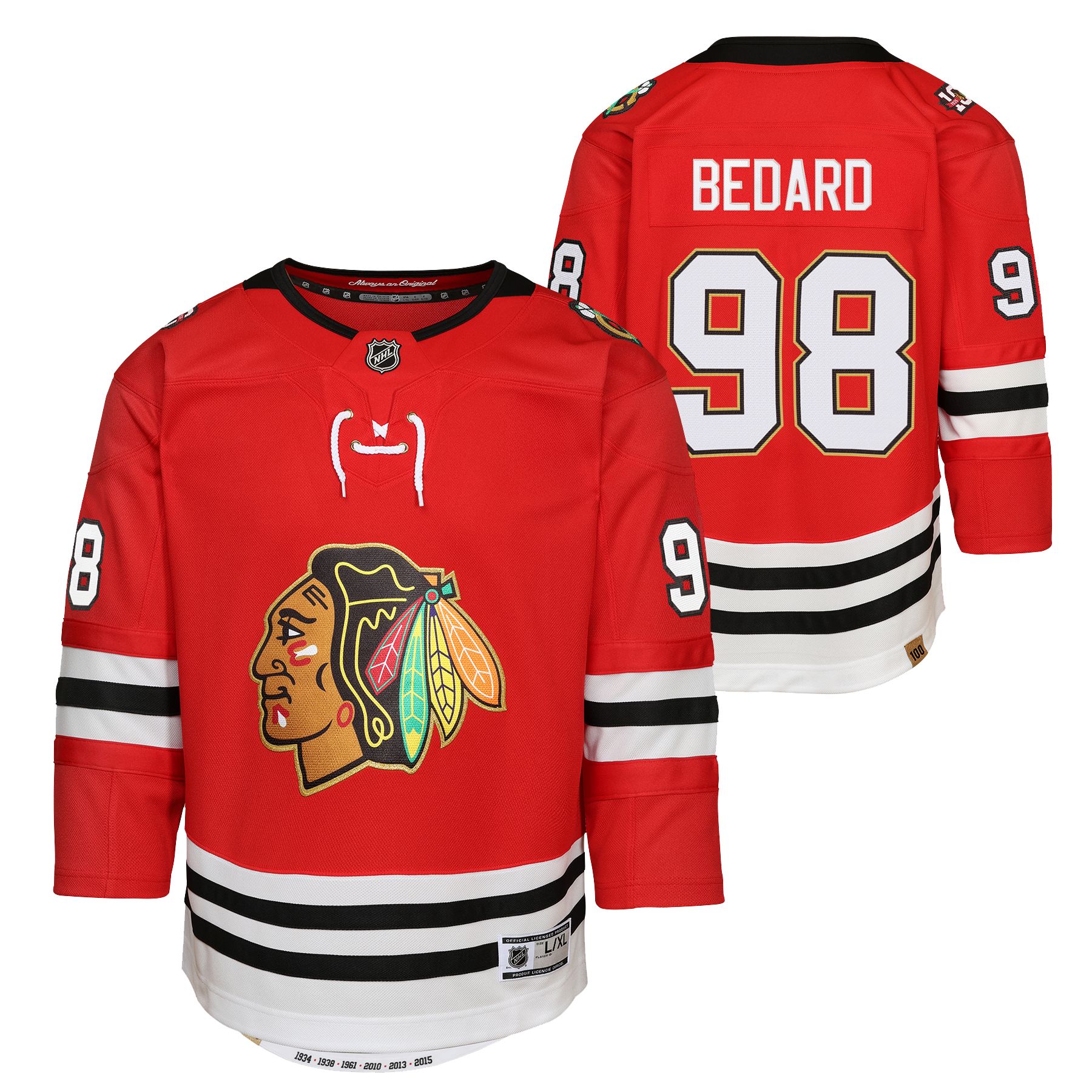 Youth Chicago Blackhawks NHL Connor Bedard Jersey