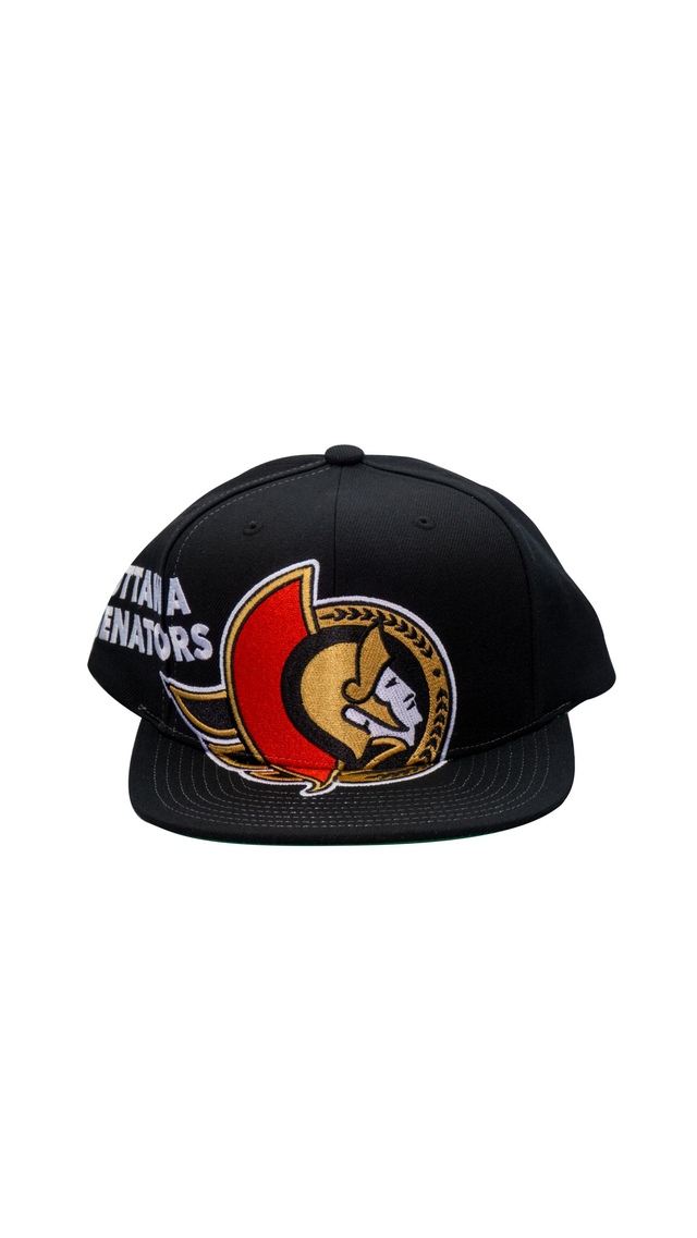 Ottawa Senators Mitchell & Ness Big Time Snapback Cap Front_Flat