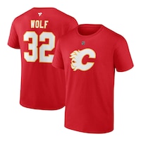 Calgary Flames Fanatics Wolf Player T Shirt Composite_or_Mixed