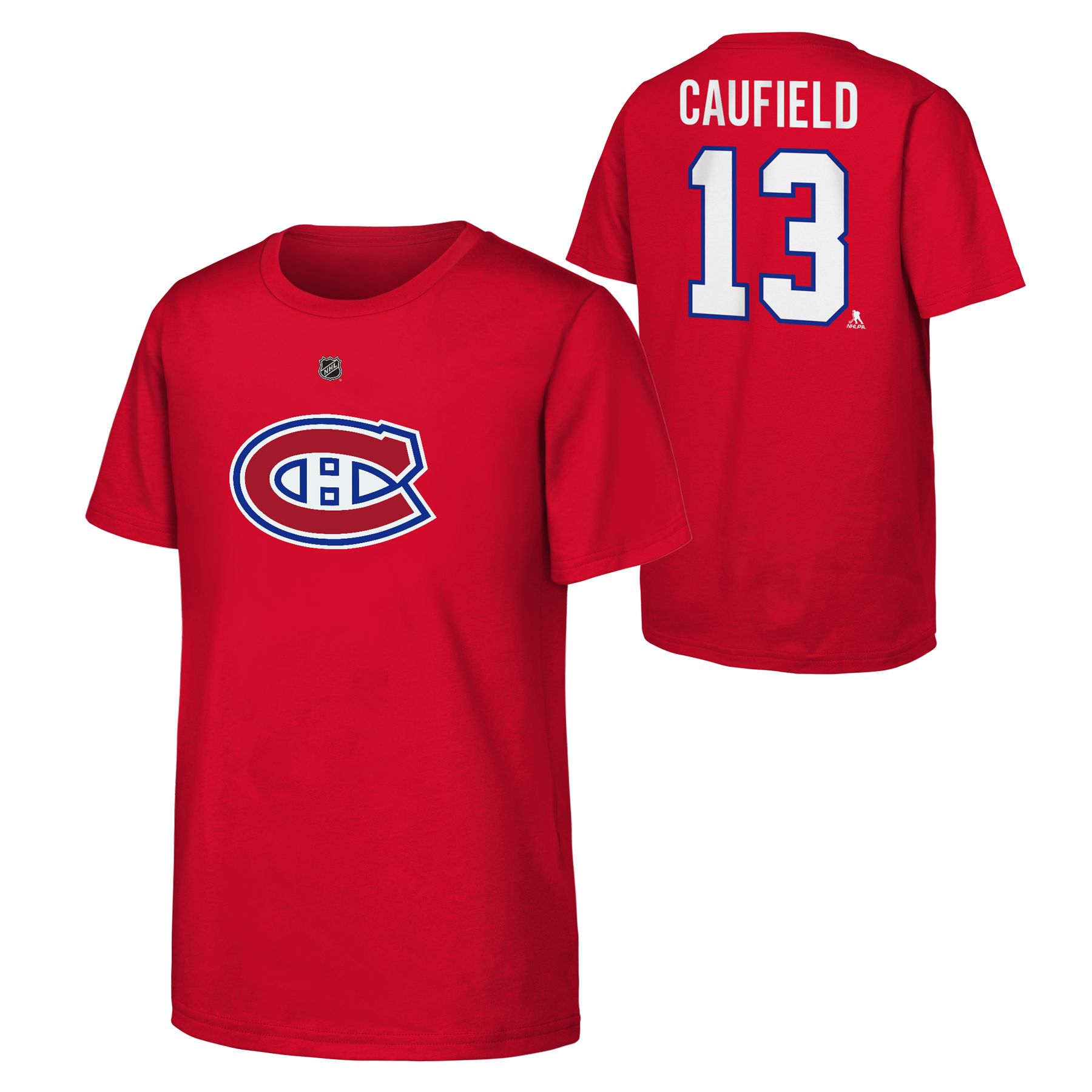 Youth Montreal Canadiens Outerstuff Caufield T Shirt