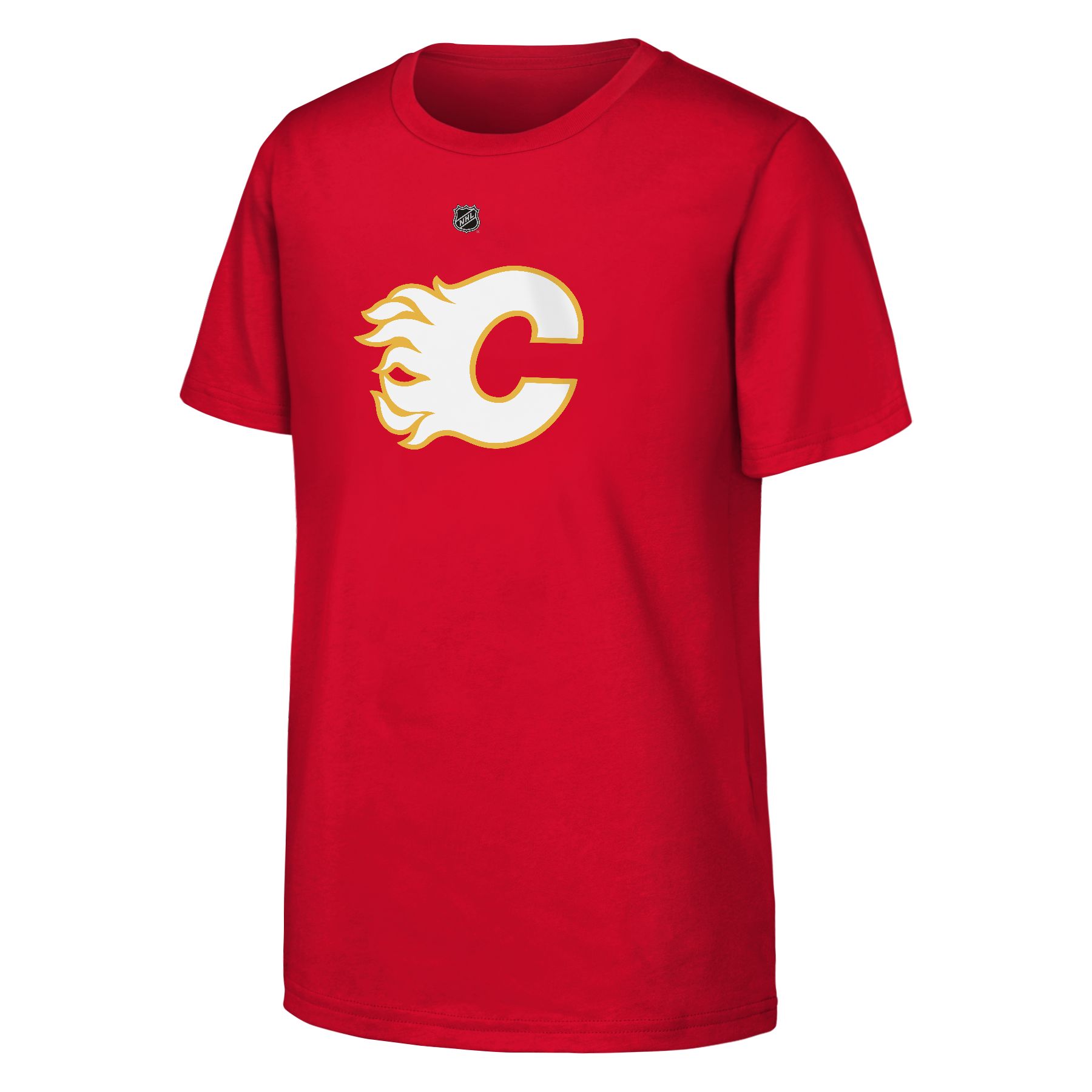 Youth Calgary Flames Outerstuff Wolf Player Tee