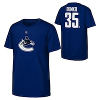 Youth Vancouver Canucks Outerstuff Demko Player Tee