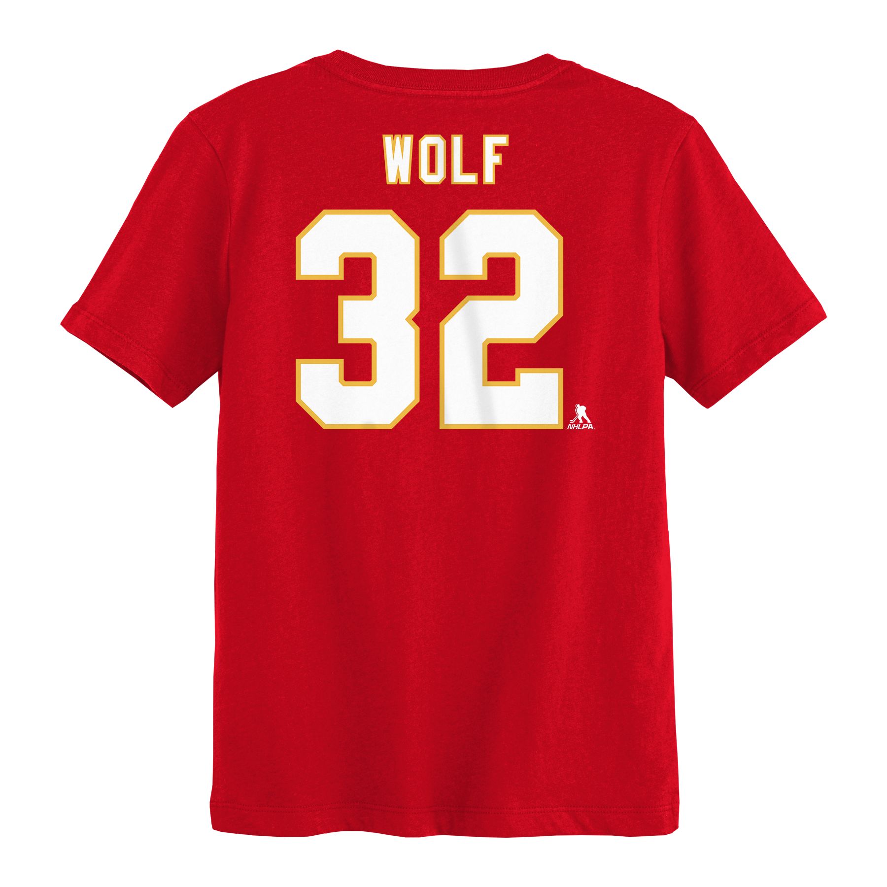 Child Calgary Flames NHL Wolf Player Tee