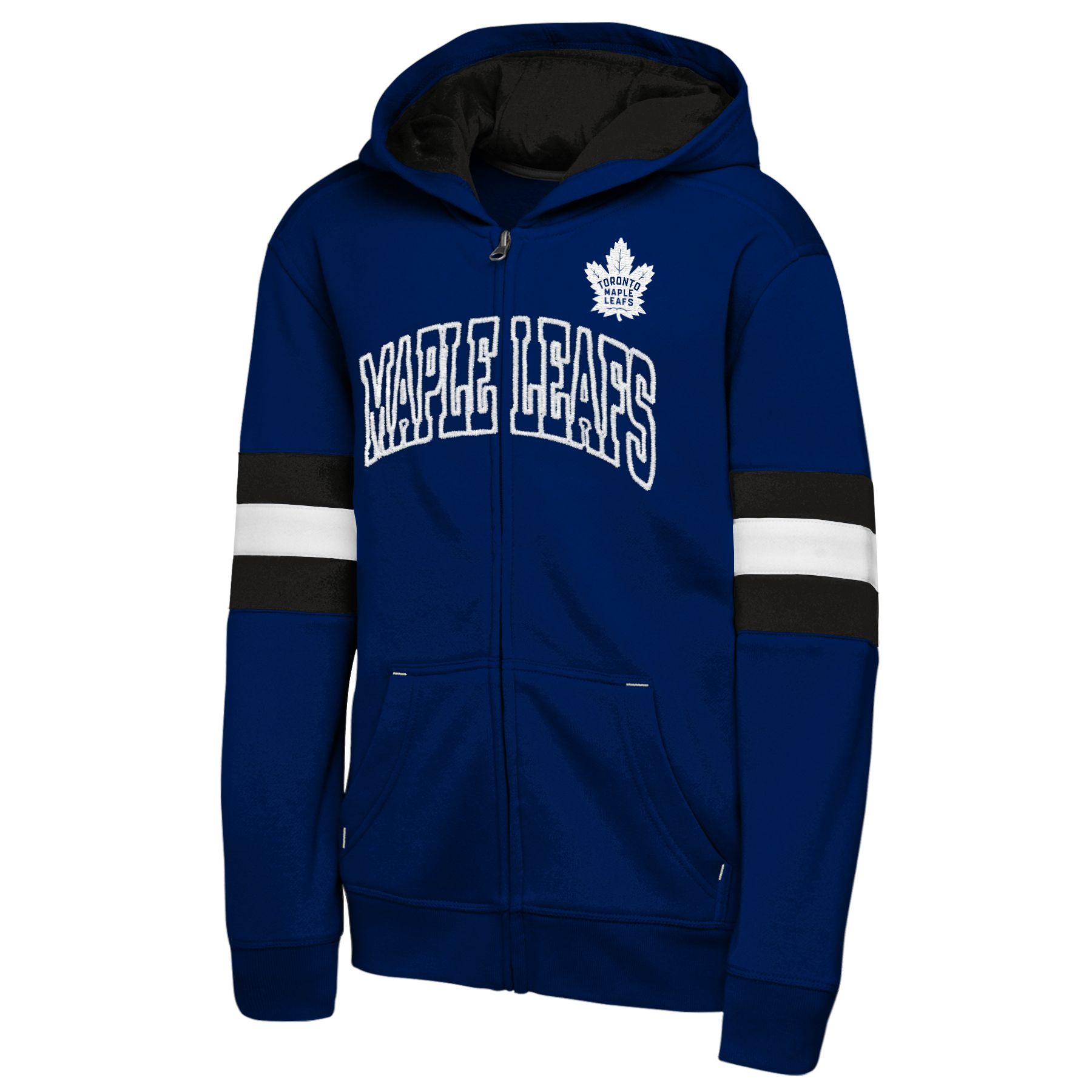 Youth Toronto Maple Leafs Outerstuff Modern Fan Full Zip Hoodie
