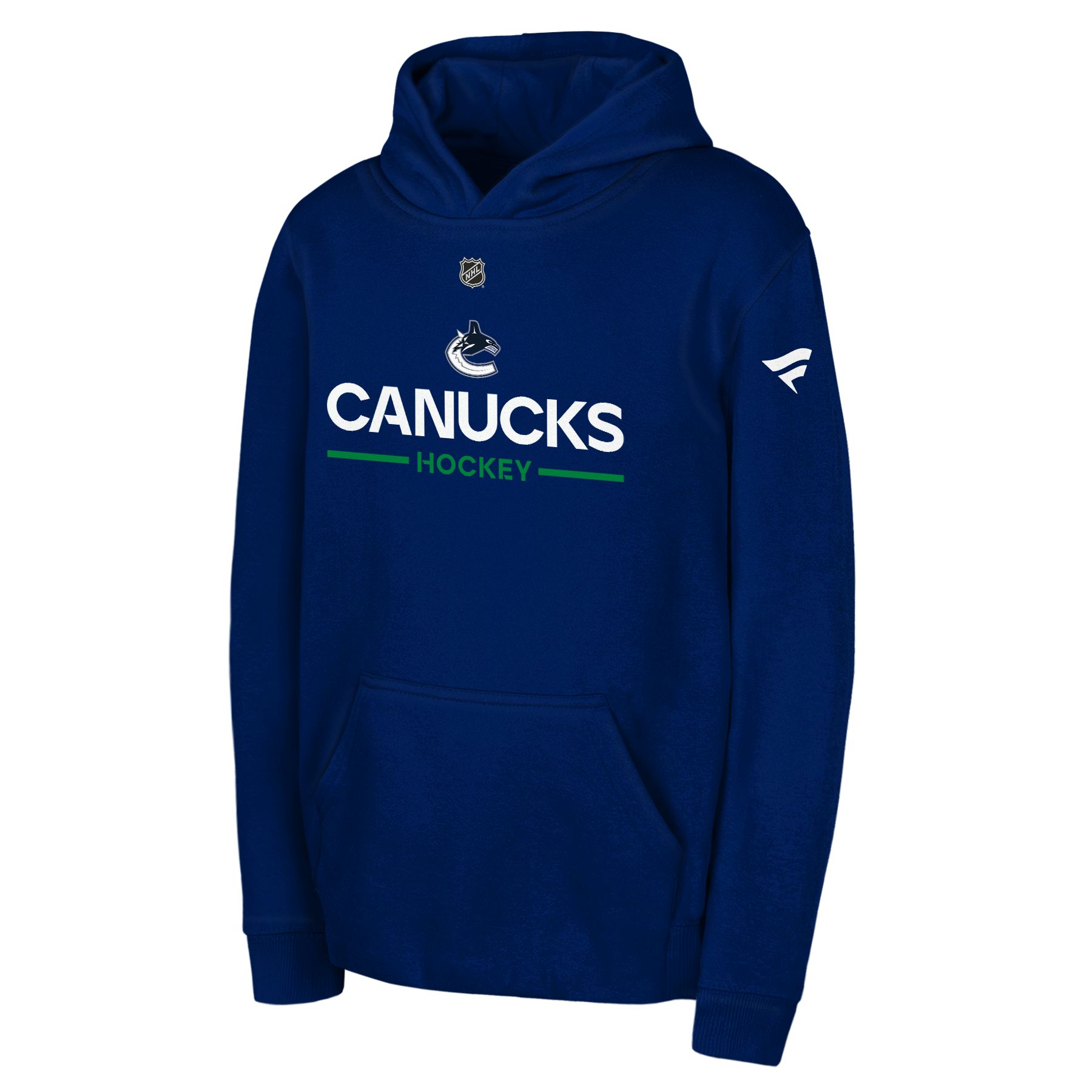 Youth Vancouver Canucks Outerstuff Apro Wordmark Hoodie