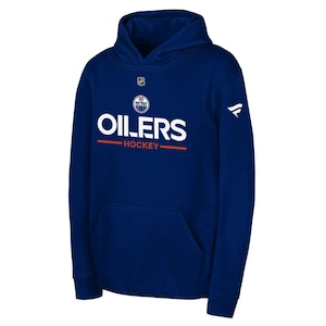 Youth Edmonton Oilers Outerstuff Apro Wordmark Hoodie