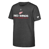 Youth Detroit Red Wings Outerstuff Apro Wordmark T-Shirt Front_Angled_Left