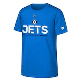 Youth Winnipeg Jets Outerstuff Apro Wordmark T-Shirt Front_Angled_Left