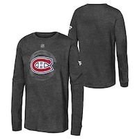 Youth Montreal Canadiens Outerstuff Apro Secondary Long Sleeve T-Shirt