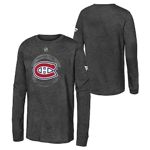 Youth Montreal Canadiens Outerstuff Apro Secondary Long Sleeve T-Shirt