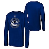 Youth Vancouver Canucks Outerstuff Apro Secondary Long Sleeve T-Shirt