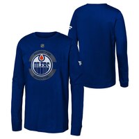 Youth Edmonton Oilers Outerstuff Apro Secondary Long Sleeve T-Shirt