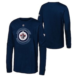 Youth Winnipeg Jets Outerstuff Apro Secondary Long Sleeve T-Shirt