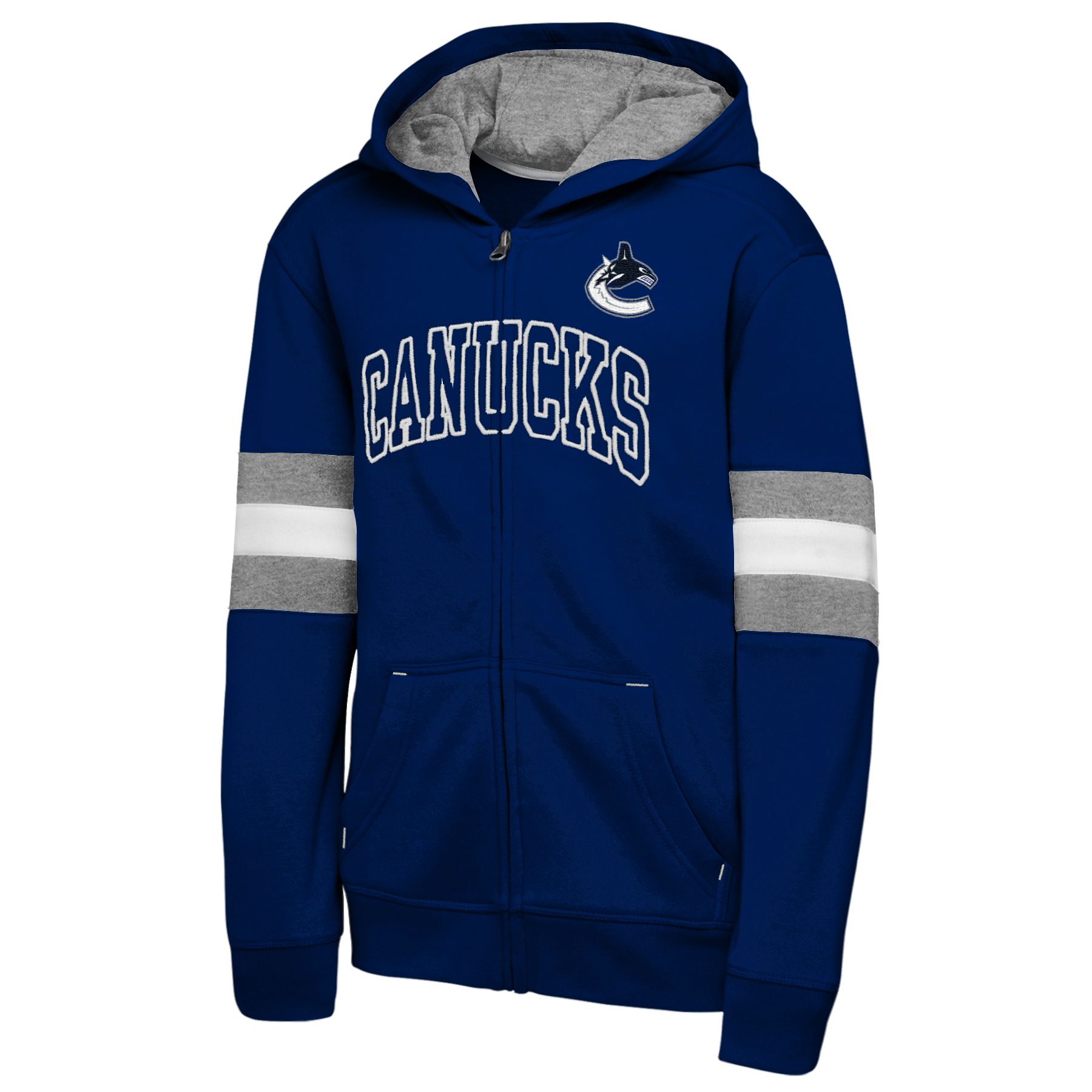 Youth Vancouver Canucks Outerstuff Modern Fan Full Zip Hoodie