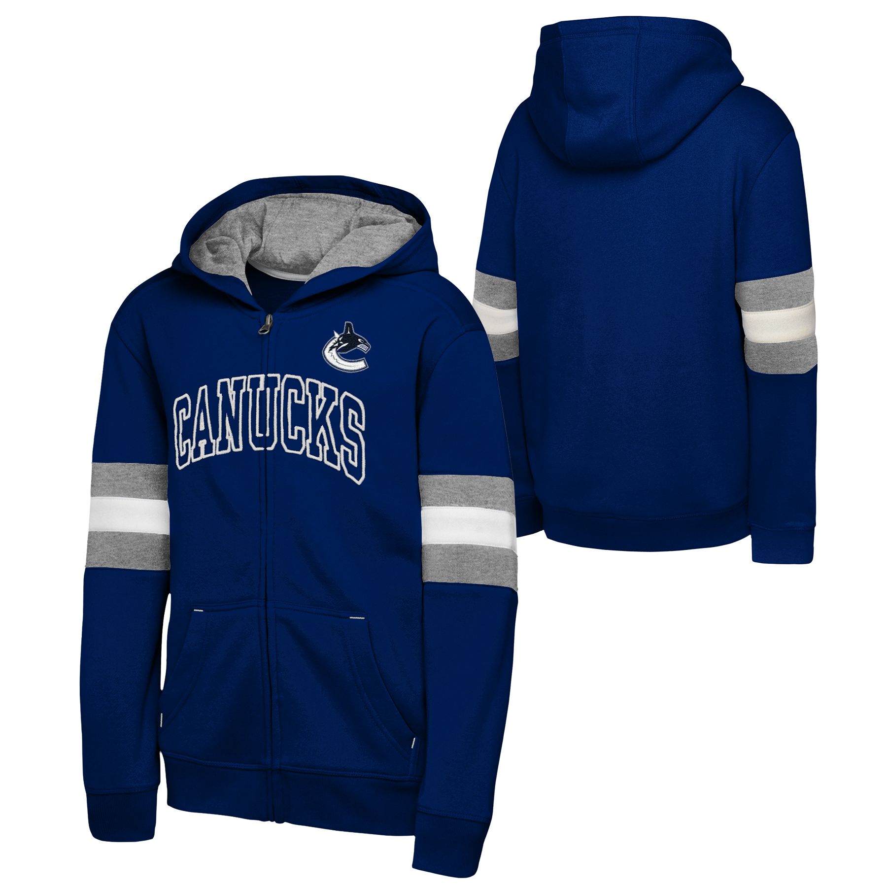 Youth Vancouver Canucks Outerstuff Modern Fan Full Zip Hoodie