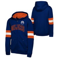 Youth Edmonton Oilers Outerstuff Modern Fan Full Zip Hoodie