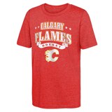 Youth Calgary Flames Outerstuff Classic Look Tee Front_Angled_Left