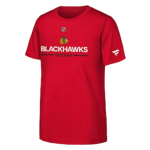Youth Chicago Blackhawks Outerstuff Apro Wordmark T-Shirt