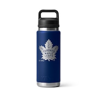 Toronto Maple Leafs YETI Rambler 26 oz Chug Water Bottle Front_Flat