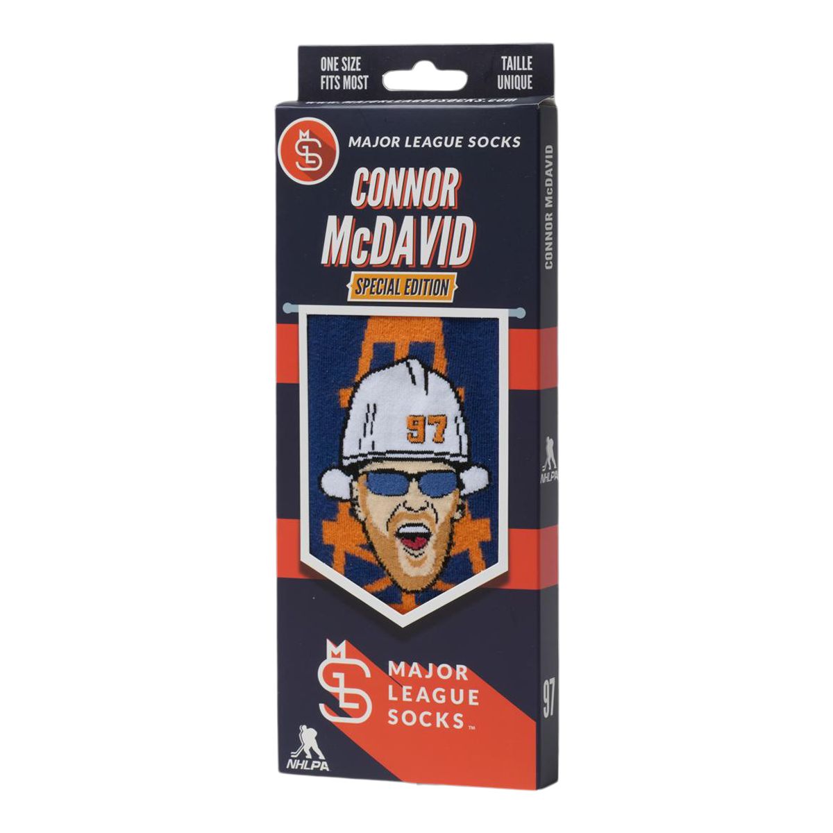 Edmonton Oilers Major League Socks McDavid Player Socks