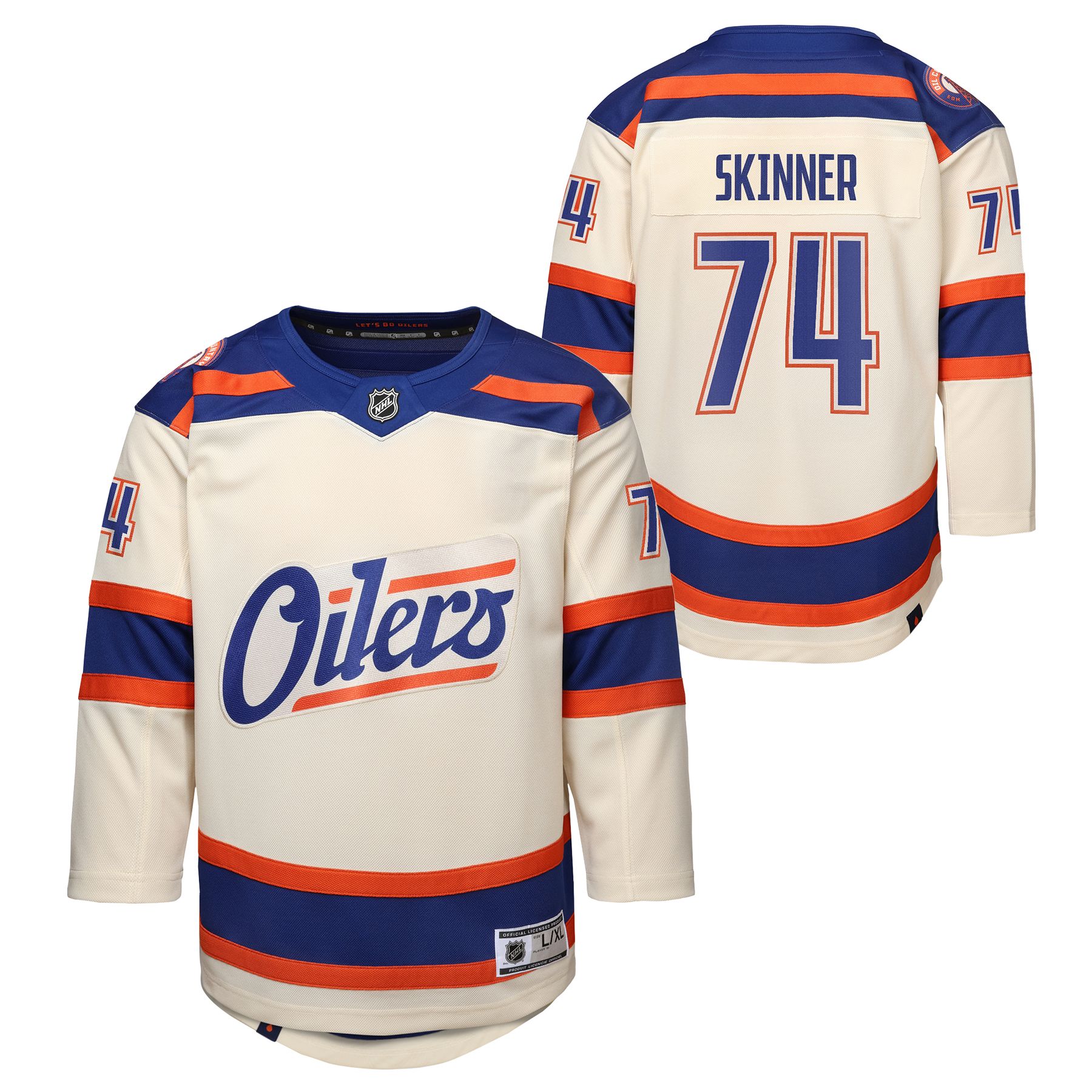 NHL Youth Edmonton Oilers Stuart Skinner Premier Alternate Youth Jersey