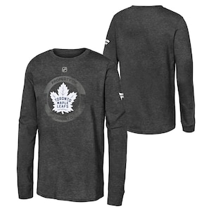 Youth Toronto Maple Leafs Outerstuff Apro Secondary Long Sleeve T-Shirt