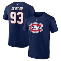 Montreal Canadiens Fanatics Demidov Name & Number Tee Composite_or_Mixed
