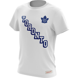 Toronto Maple Leafs Mitchell & Ness Stacked Letters T-Shirt Front_Angled_Left