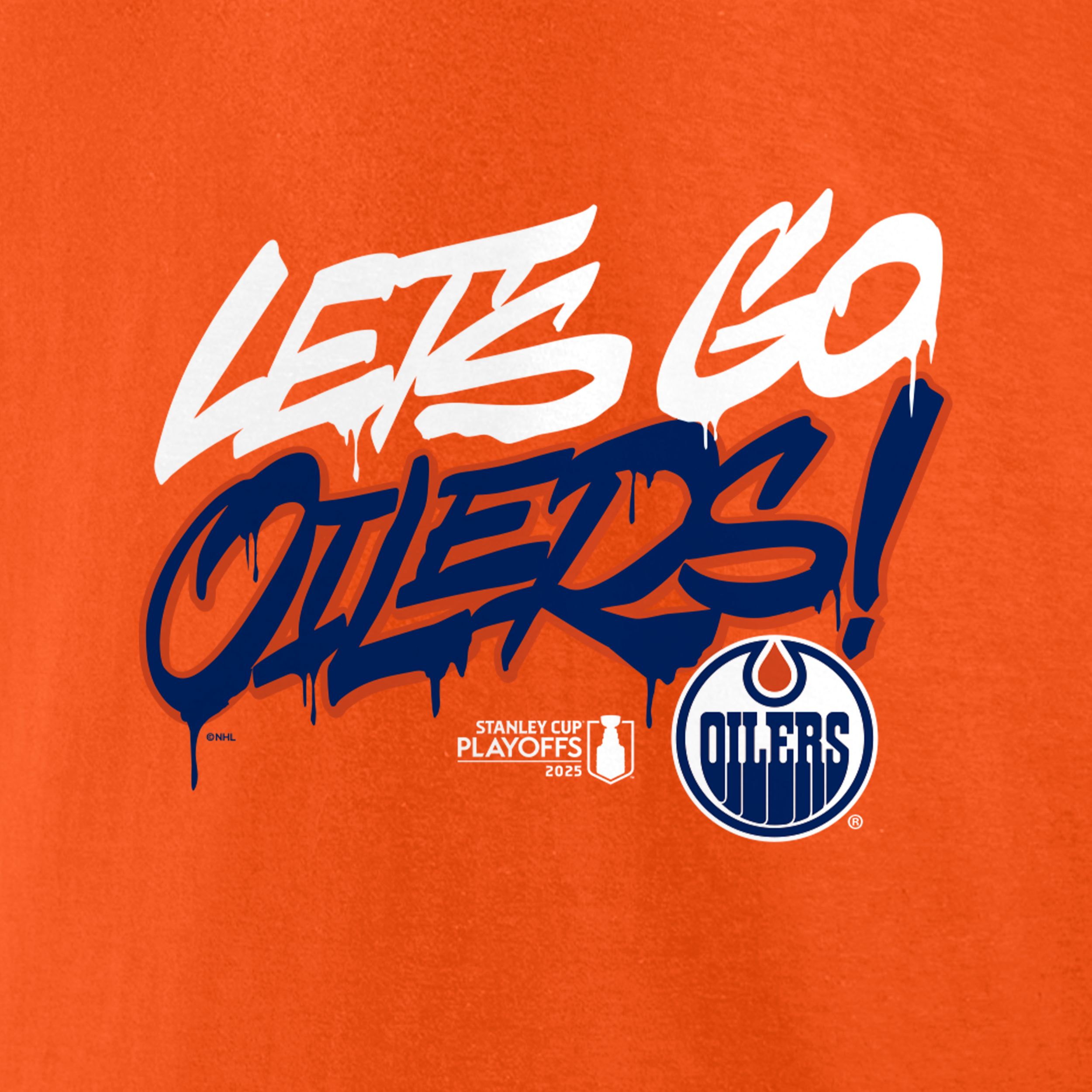 Fanatics Edmonton Oilers Lets Go Oilers NHL T-shirt