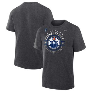Edmonton Oilers Fanatics 2025 Conference Champions Locker Room T-Shirt