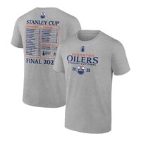 Edmonton Oilers Fanatics 2025 Stanley Cup Final Roster T-shirt Composite_or_Mixed