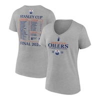 Edmonton Oilers Fanatics Women's 2025 Stanley Cup Final Roster T-shirt Composite_or_Mixed
