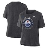 Edmonton Oilers Fanatics Women's 2026 Conference Champions Locker Room T-Shirt Composite_or_Mixed