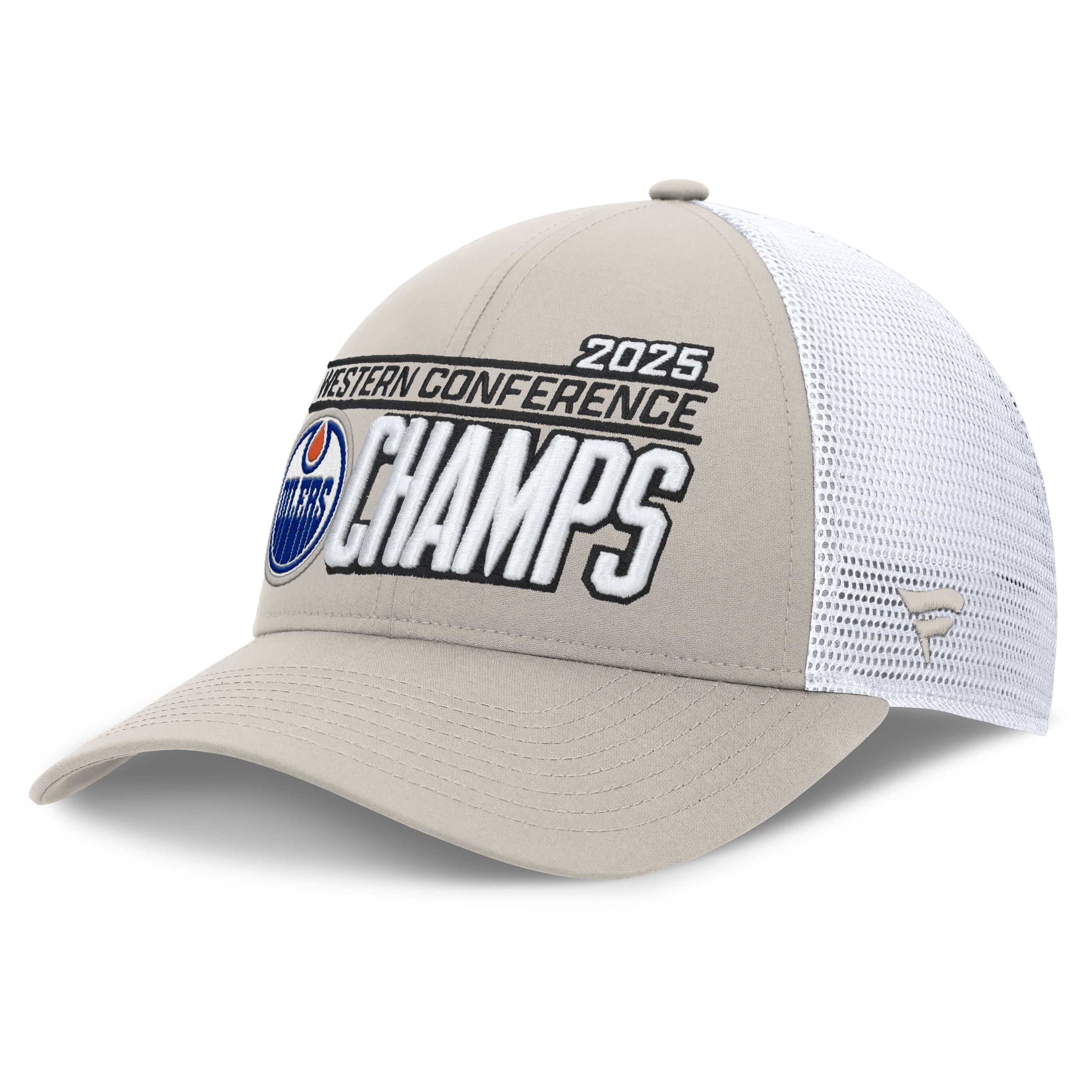 Edmonton Oilers Fanatics 2025 Conference Champions Adjustable Fit Cap
