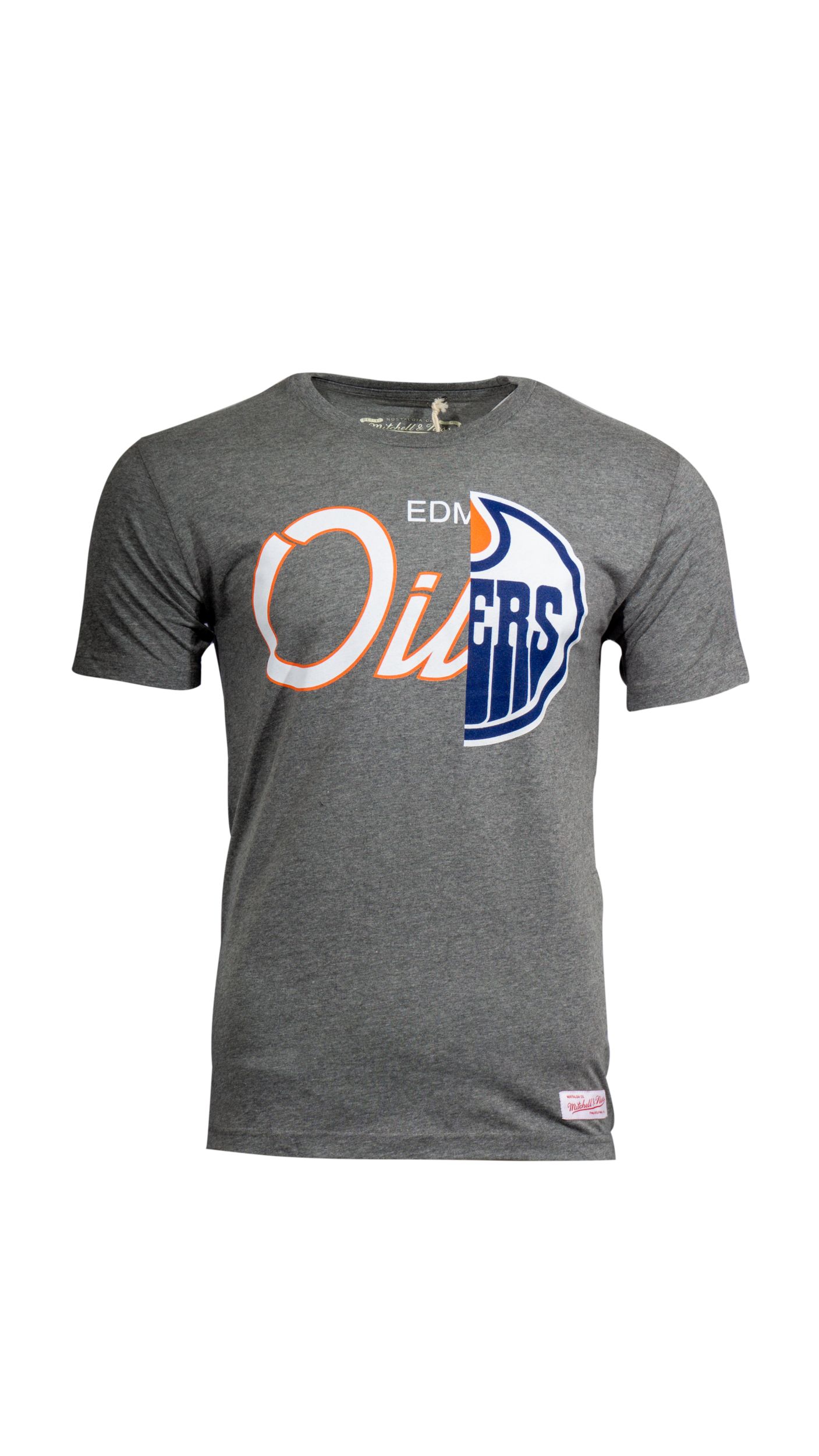 Edmonton Oilers Mitchell & Ness Split T-Shirt