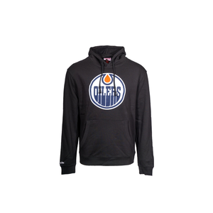Edmonton Oilers Mitchell & Ness Primary Logo Hoodie