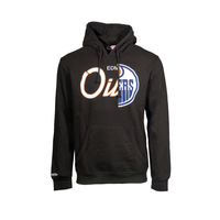 Edmonton Oilers Mitchell & Ness Split Hoodie Front_Flat