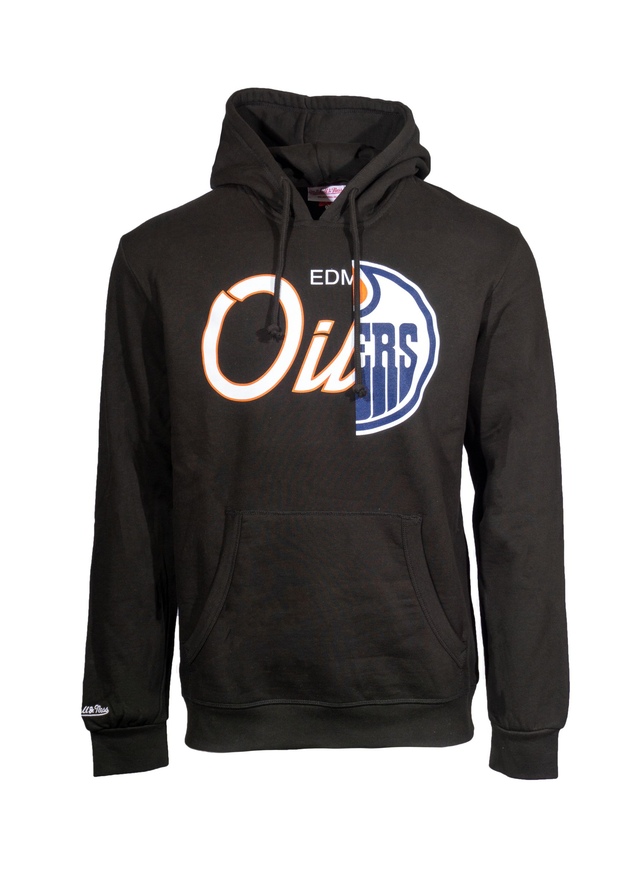 Edmonton Oilers Mitchell & Ness Split Hoodie